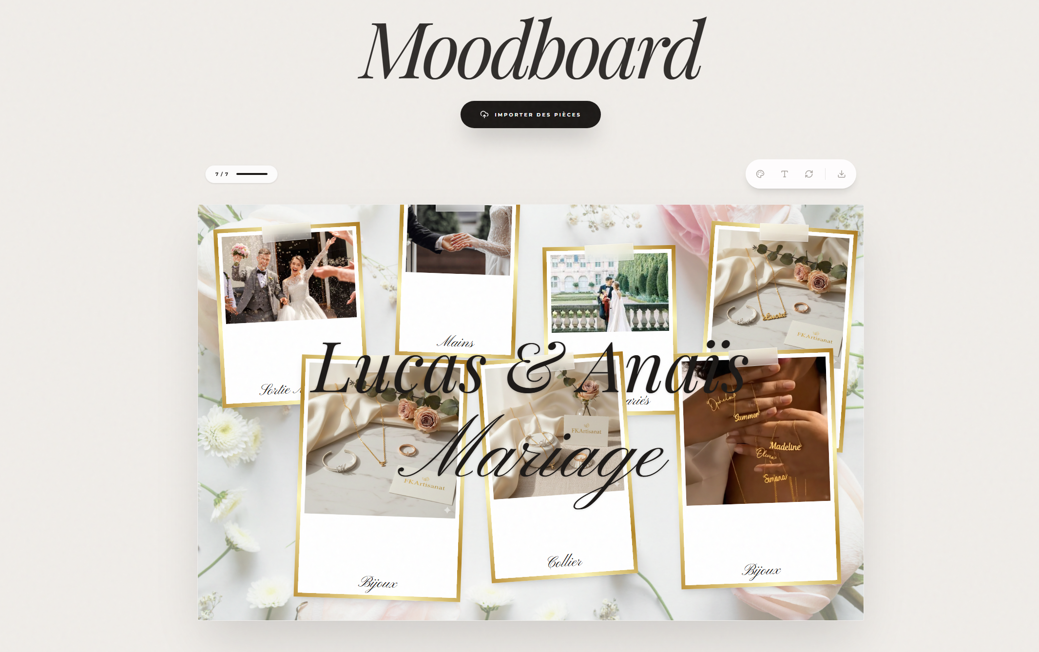Moodboard Wedding OS